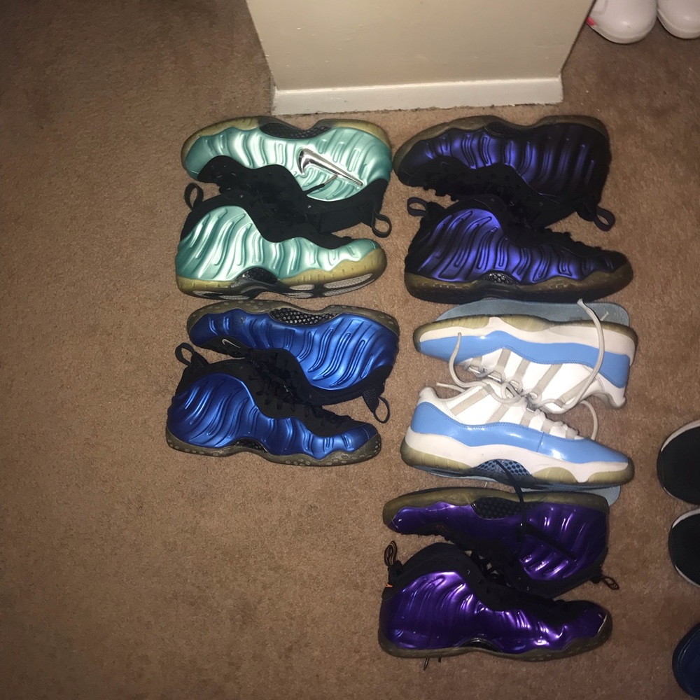 Foams and Jordan’s 11 size 8.5-9